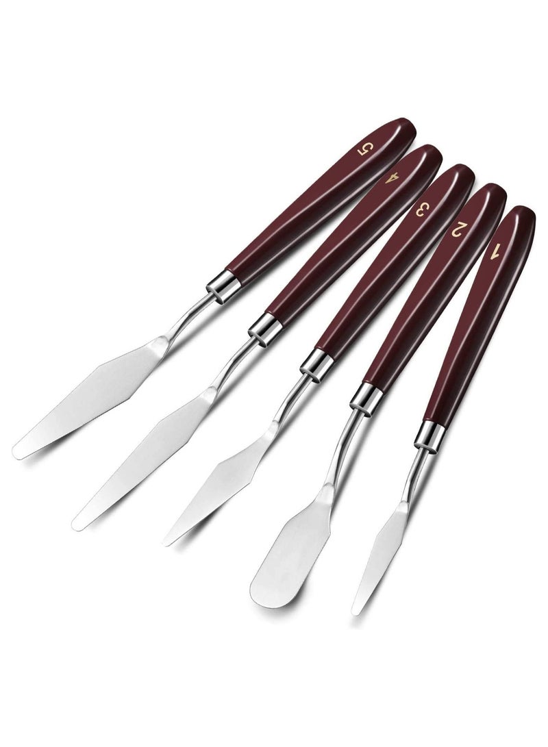 Stainless Steel Palette Knives Set - Generic