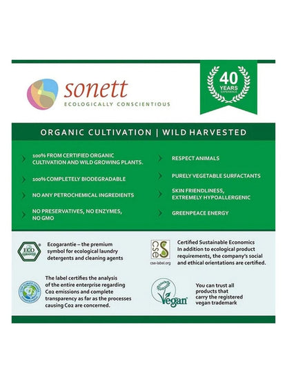 SONETT Olive Laundry Liquid for Wool and Silk 1 Liter