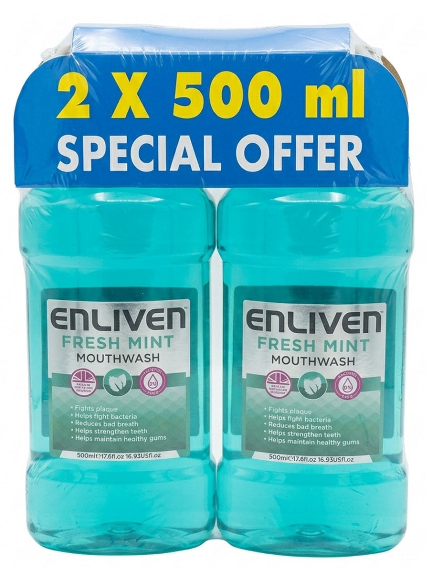 bad breath, combat bad, cool minty, daily oral, day germ, enliven, every day, fresh mint, fresh mint mouth, kill germs, mint mouth, mint mouth wash, mouth wash, oral care, type fresh