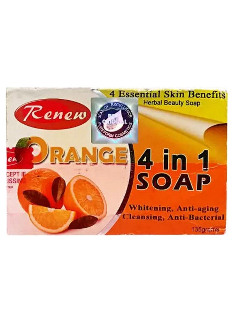 Renew Orange 4 In 1 Soap 135 G - Premium Skincare