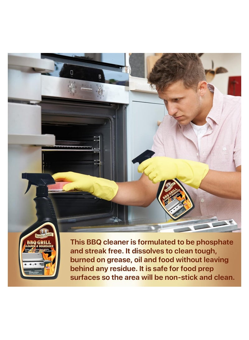 Parker & Bailey BBQ Grill Cleaner Degreaser 709 ML