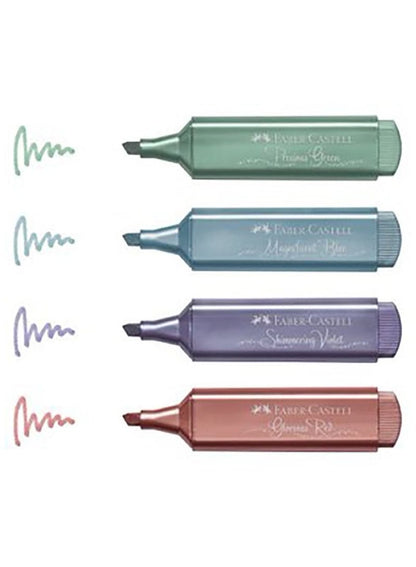 FABER-CASTELL Highlighter 46 Metallic - 8Pcs