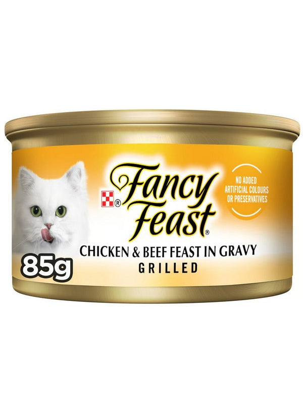 Fancy Feast Grilled Chicken and Beef Wet Cat Food