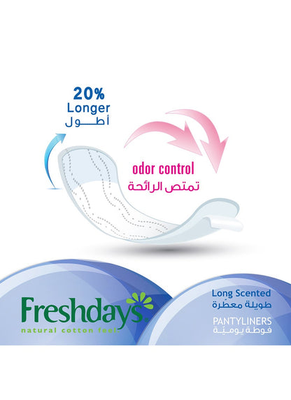 Freshdays Long Scented Mega Pack 72 Pads