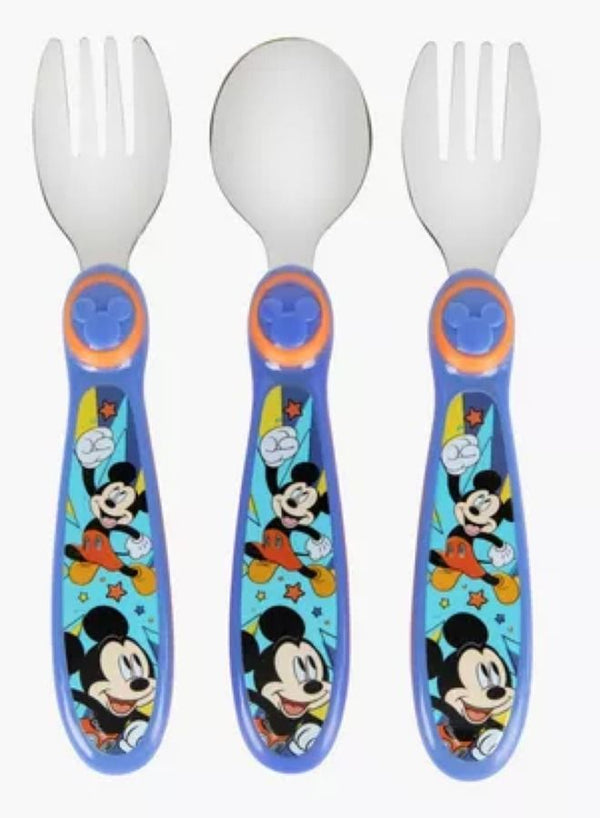 Mickey Mouse Sculpted Flatware Set by Disney Junior