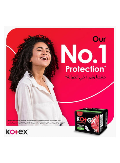 Kotex Maxi Protect Thick Pads Super Size