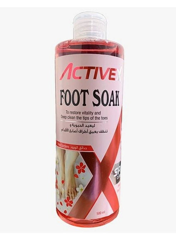 ACTIVEX Foot Soak for Spa & Pedicure Rose Garden 500 ML