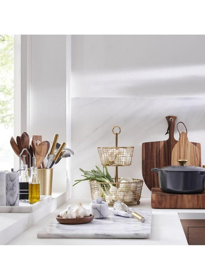 Marble Butter Keeper by Crate&Barrel