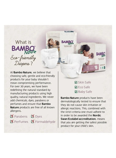 Eco-Friendly Diapers Size 5 by BAMBO NATURE