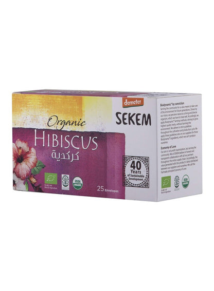 Demeter Organic Hibiscus Tea Bags 25'S