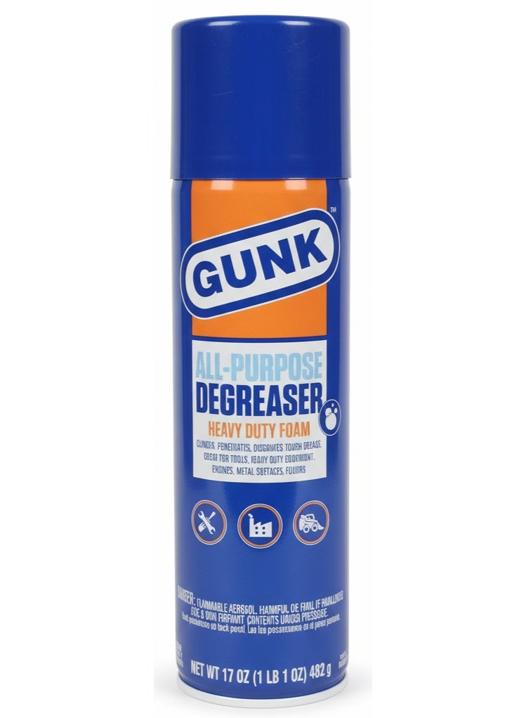 GUNK Heavy Duty Foam Degreaser 482 G