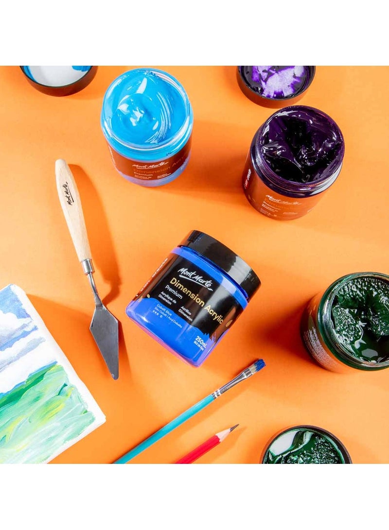 Mont Marte Cobalt Blue Acrylic Paint 250ML