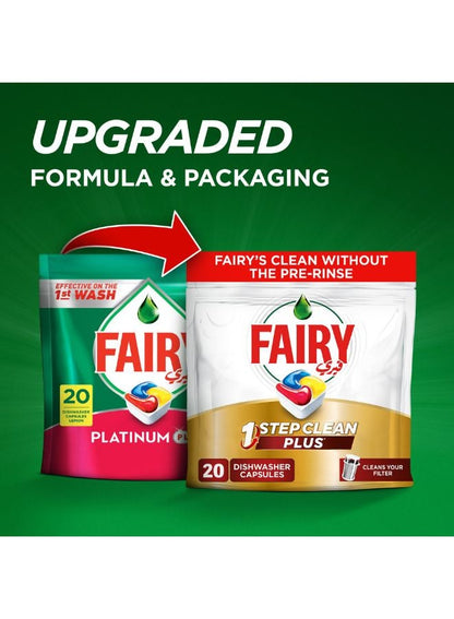 Fairy 1 Step Clean Plus Dishwasher Tablets
