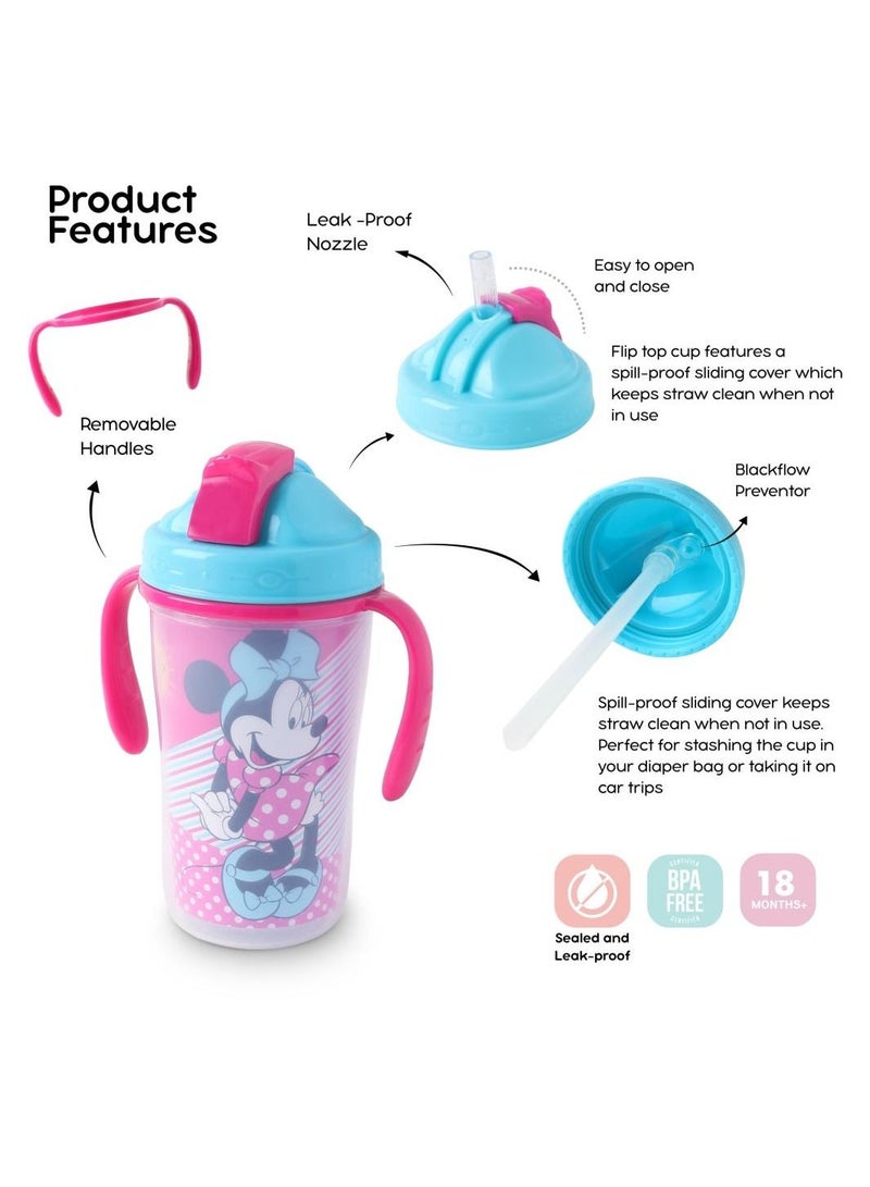 Disney Baby Insulated Straw Sippy Cup Pink