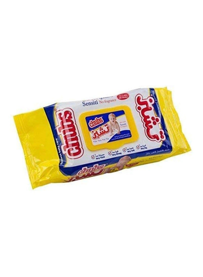 Chubs Sensiti No Fragrance Baby Wet Wipes 40 Pcs
