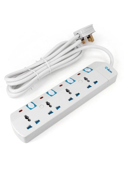 Ikon 4Way Extension with Switch 10M Cable